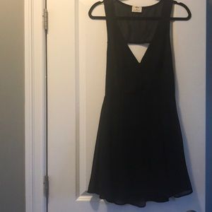 Little black dress with open back!
